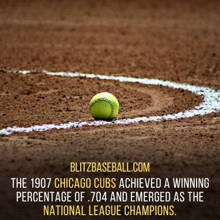 Chicago Cubs emerged as the National League and World Series champions among the best team record in MLB history, relying on pitching with a low ERA of 1.73 in the World Series.