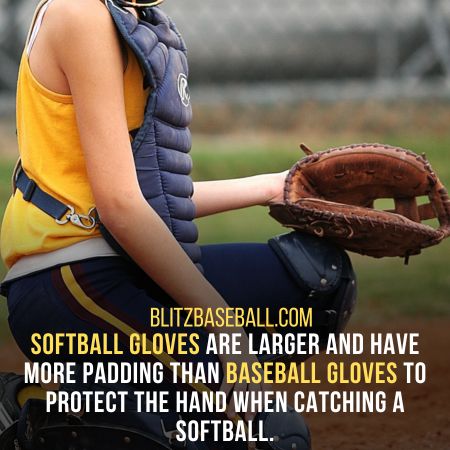 Softball glove vs baseball glove